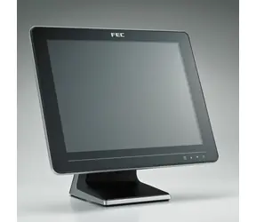 FEC AM-1015C 15" PCAP černá / Dotykový monitor pro POS / USB & VGA & DVI
