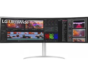 49" LG UltraWide 49WQ95C-W bílá / IPS / 32:9 / 5120x1440 / 700:1 / 5ms / 400cd-m2 / USBC / HDMI / DP / VESA