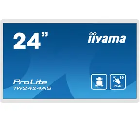 23.8" IIYAMA TW2424AS-W1 / IPS / 1920x1080 / 1000:1 / 250cd-m2 / 14ms / HDMI+USB-C / repro / VESA