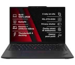 Lenovo ThinkPad X13 Gen 6 černá / 13.3" WUXGA / AMD Ryzen AI 7 PRO 350 2.GHz / 32GB / 1TB SSD / AMD Radeon 860M / W11P