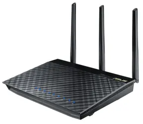 ASUS RT-AC66U / MIMO Router AC1750 / 2.4GHz - 450Mbps / 5GHz - 1300Mbps / GWAN + 4x GLAN / 2x USB 2.0 / 1x USB 3.0