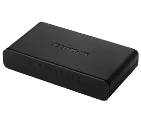 Edimax ES-3308P / 8-Port Switch / 10/100 Mbps / Kompaktní / černá