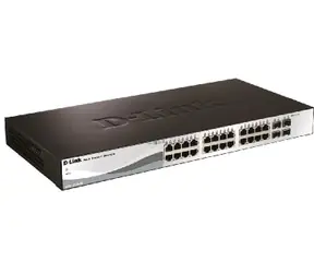 D-Link DGS-1210-28 / 24x 10/100/1000 Base-T port / 4 x 1000Base-T /SFP ports / doprodej