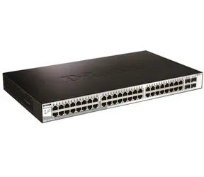 D-Link DGS-1210-52 / 52x Port Gigabit Smart Switch / 48x gigabit RJ45 / 4x gigabit SFP