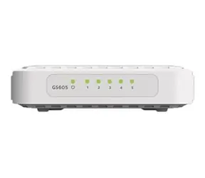 NETGEAR GS605 / 5x 10/100/1000 Platinum Ethernet Switch