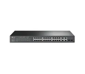 TP-Link T1500-28PCT (TL-SL2428P) / Switch / 12.8 Gbps / 24x LAN / 2x GLAN / 2x Gigabit SFP / PoE+