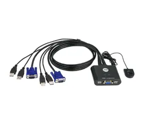 ATEN CS22U / 2-Port USB KVM Switch / Remote port selector / 0.9m
