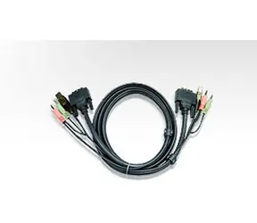 ATEN KVM Kabel DVI+USB+Audio 3m