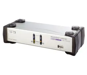 ATEN CS-1742C / 2-port Dual View KVM USB / usb hub / audio / 1.2m kabely