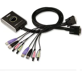 ATEN CS-682 / 2-port DVI KVMP USB2.0 /  mini / audio / 1.2m kabely