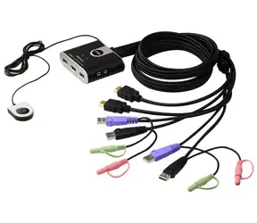 ATEN CS-692 / 2-port HDMI KVM USB2.0 mini / audio / 1.2m kabely / DO