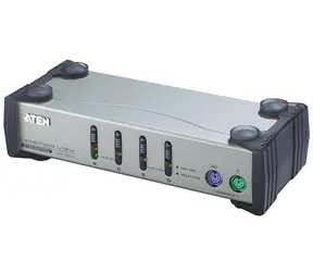 ATEN CS-84AC / 4-port KVM PS2  / 1.2m kabely