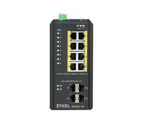 ZyXEL RGS200-12P / Desktop Switch / 12x 1Gbps / 8x GbE + 4x SFP / PoE 30W