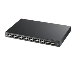 Zyxel XGS2210-52 / 52-port Managed Layer2+ Gigabit Switch / 48x Gigabit metal + 4x 10GbE SFP+ ports / L2 multicast
