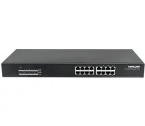 Intellinet Switch 16x GE Rackmount PoE+ / 16-port / 100 Mbps / 16x PoE+ / 19"