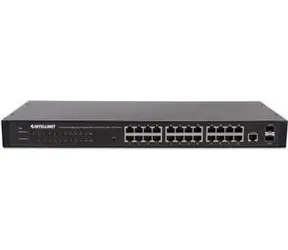 Intellinet Switch 16 GE Web-Managed Rackmount 2x SFP / 24-port / 1000 Mbps / 19"