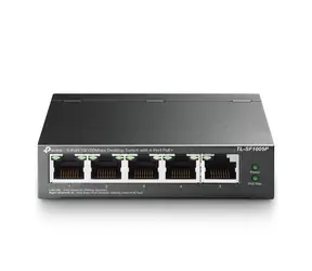 TP-Link TL-SF1005P / Switch / 100Mbps / 5x LAN / PoE