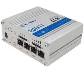 Teltonika RUTX11 Wi-Fi / Router / LAN & Wi-Fi & LTE / 802.11ac / 867Mbs / (2.4 GHz & 5 GHz) / DS / 3x GLAN & 1x GWAN