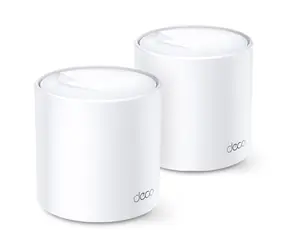 TP-Link Deco X20 (2-pack) / WiFi 6 systém MESH AX1800 / Dual-band / 2.4GHz - 574Mbps / 5GHz - 1201Mbps / 2x GLAN