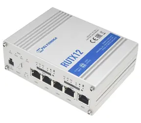 Teltonika RUTX12 / Router / LAN & Wi-Fi & LTE / 802.11ac / 867Mbs / (2.4 GHz & 5 GHz)