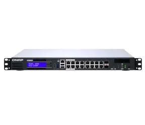 QNAP QGD-1600P-4G / Switch / 10|100|1000Mbps / 14x GLAN / 2x combo SFP+ RJ-45 / PoE