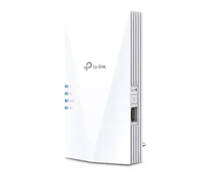 TP-Link RE500X / AX1500 Wi-Fi 6 Range Extender / Dual-Band / 2.4GHz 300 Mbps / 5GHz 1201 Mbps / 802.11ax
