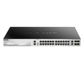 D-Link DGS-3130-30TS Switch / 24x GLAN / 2x 10GLAN / 4 x 10G SFP+