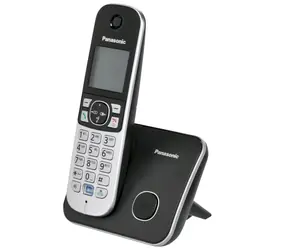 Panasonic KX-TG6811GB černá / Bezdrátový analogový telefon / DECT / GAP / telefonní seznam 120 / max. 15 hodin hovoru