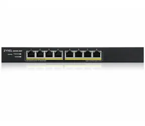 ZyXEL GS1915-8EP / 8-Port Switch / 8x GbE RJ-45 / PoE 802.3at