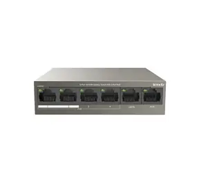 Tenda TEF1106P-4-63W switch / 6-Port / 10/100 Mbps / PoE 63W