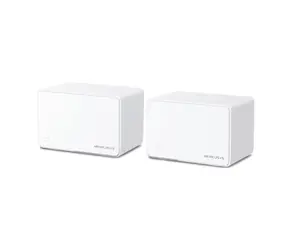 Mercusys Halo H80X (2ks) / Wi-Fi Mesh systém AX3000 / Dual-Band / 2.4GHz - 574Mbps / 5GHz - 2402Mbps / 3x GLAN