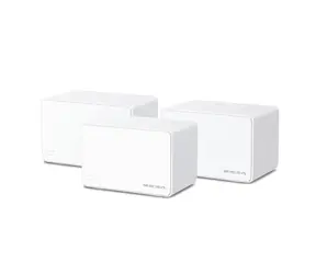 Mercusys Halo H80X (3ks) / Wi-Fi Mesh systém AX3000 / Dual-Band / 2.4GHz - 574Mbps / 5GHz - 2402Mbps / 3x GLAN