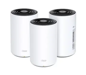 TP-Link Deco PX50(3-pack) bílá / WiFi 6 systém MESH / Dual-band / 2.4GHz - 574Mbps / 5GHz - 2402Mbps / 2x GLAN