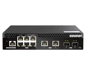 QNAP QSW-M2106PR-2S2T / Switch / 6x2.5GbE RJ45 / 2x10GbE RJ45 / 2x10GbE SFP+ / řízený