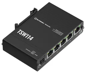 Teltonika TSW114 / průmyslový Switch / 5-Port / 1000 Mbps / PoE