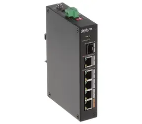 Dahua PFS3106-4ET-60-V2 / Switch / 1000Mbps / 5x RJ-45 / 1x SFP / PoE