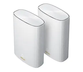 ASUS ZenWiFi AX Hybrid XP4 bílá 2ks / MESH router AX1800 / 2.4GHz / 5GHz / WAN + 2x LAN
