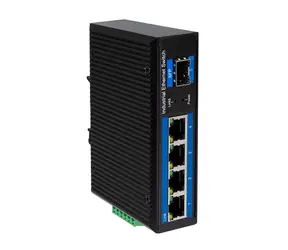LogiLink NS204 černá / Switch / 4x RJ45 / 1x SFP / 1Gbps