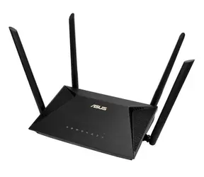 ASUS AiMesh RT-AX52 černá / Router AX1800 / 2.4GHz - 574Mbps / 5GHz - 1200Mbps / WAN + 3x LAN