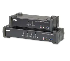ATEN CS1924-AT-G 4-Port USB3.0 4K DisplayPort KVMP Switch / MST Hub