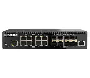 QNAP QSW-M3216R-8S8T / Řízený switch / 8x 10GbE RJ45 / 8x 10GbE SFP+