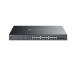 TP-Link SG3428XMPP / 24-port Switch / 24× 10/100/1000 Mbps RJ45 /  4× 10G SFP+