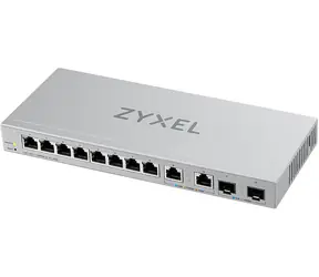 ZyXEL XGS1210-12 V2 / Desktop Switch / 8x RJ45 1G / 2x RJ45 2.5G / 2x SFP+