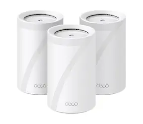 TP-Link Deco BE65 (3-pack) bílá / Wi-Fi 7 systém MESH BE9300 / Tri-band / 2.4 GHz 574 Mbps / 5 GHz 2880Mbps / 6 GHz 5760