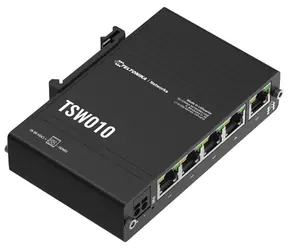 Teltonika TSW010 / průmyslový Switch / 5-Port / 100 Mbps / pasivní PoE