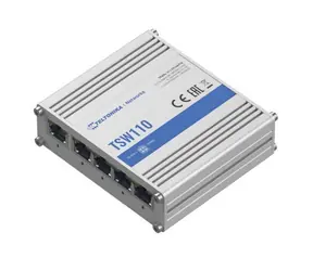 Teltonika TSW110 / průmyslový Switch / 5-Port / 1000 Mbps / PoE
