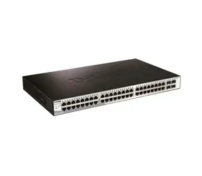 Rozbaleno - D-Link DGS-1210-52 / 52x Port Gigabit Smart Switch / 48x gigabit RJ45 / 4x gigabit SFP / rozbaleno