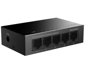 STRONG SW5000M černá / Switch / 5-Port / 1000 Mbps / pasivní PoE
