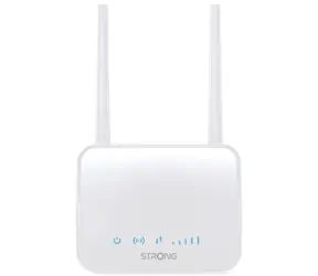 STRONG 4G LTE Router 350M bílá / 4G LTE Router / 2.4GHz - 300Mbps / 1x LAN / 1x SIM slot