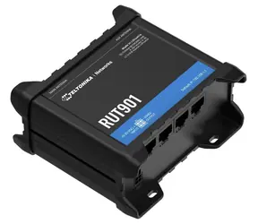 Teltonika RUT901 / Router industriální / 2G & 3G & LTE / Wi-Fi 2.4GHz / 802.11n / 3x LAN / 1x WAN / 2x SIM slot